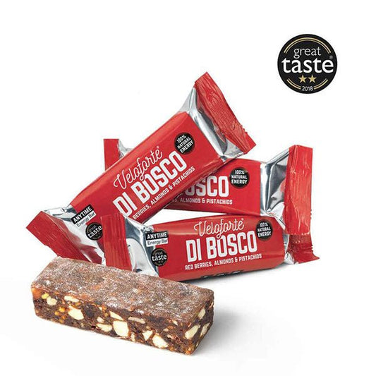 Barre énergétique Veloforte Di Bosco Energy Bar (62g) - Baies Rouges, Amandes et Pistaches - Clubinsport