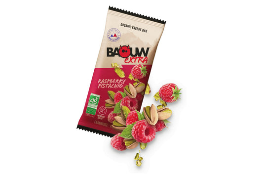 Barre énergétique Baouw Extra Extra Framboise / Pistache 50g - Clubinsport