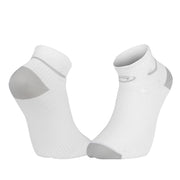 Chaussettes BV Sport socquettes LIGHT RUN BLANC/GRIS - Clubinsport