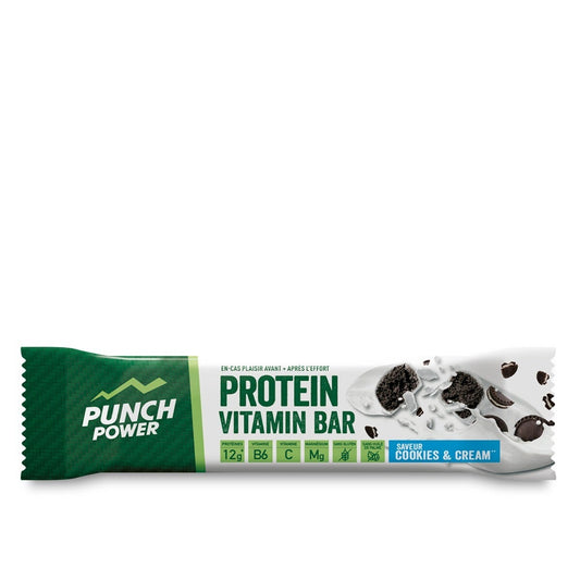 Barre énergétique Punch Power Protein vitamin bar Chocolat cookies - Clubinsport