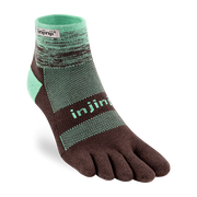 Chaussettes Injinji Trail midweight mini-crew Menthe