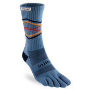 Chaussettes Injinji Trail midweight crew Bleu