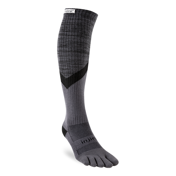 Chaussettes Injinji Trail midweight OTC Gris
