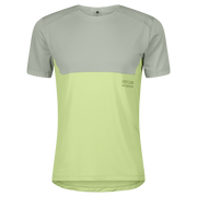 Tee-shirt manches courtes Homme Scott endurance Tech gris jaune vert