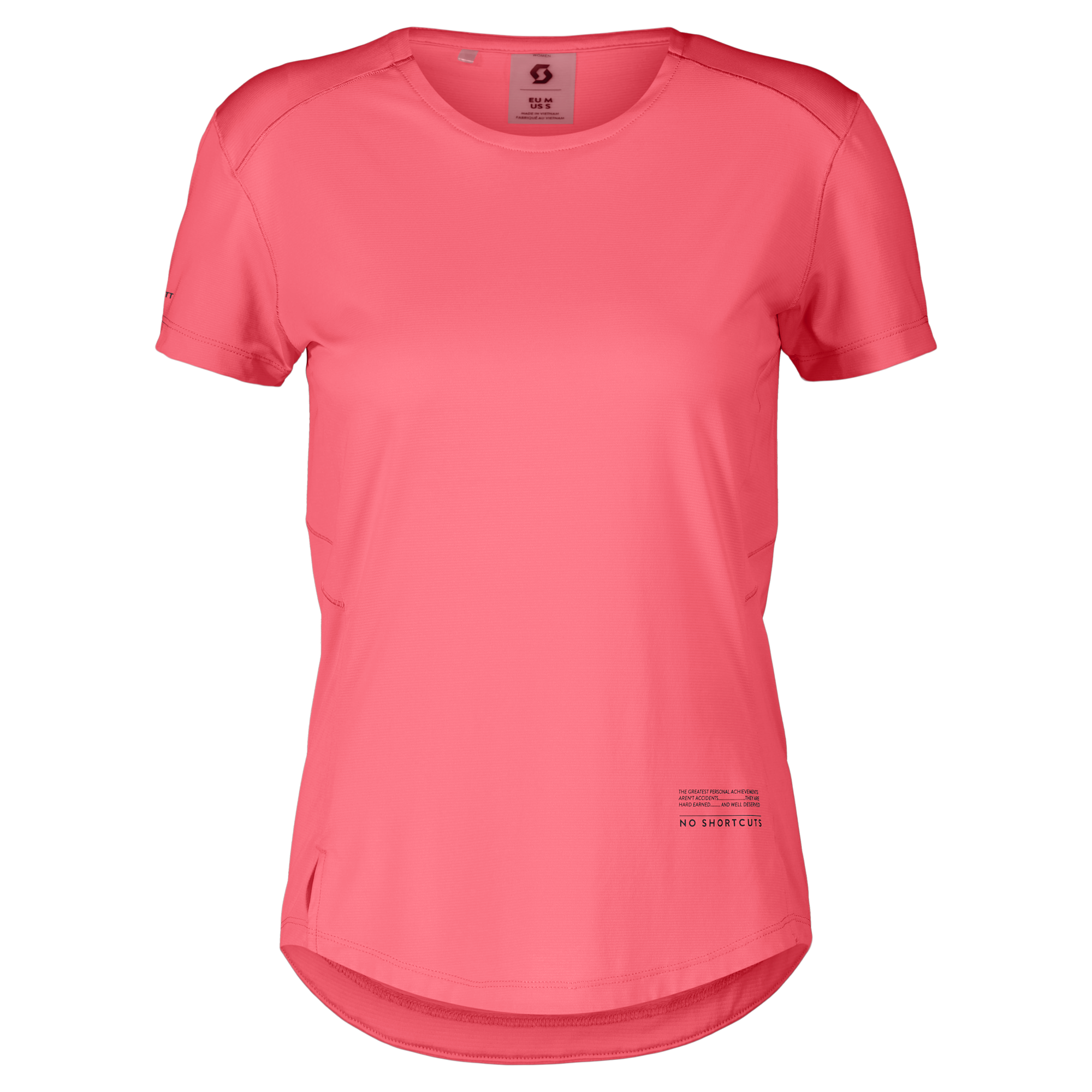 Tee-shirt manches courtes Femme Scott endurance Tech rose