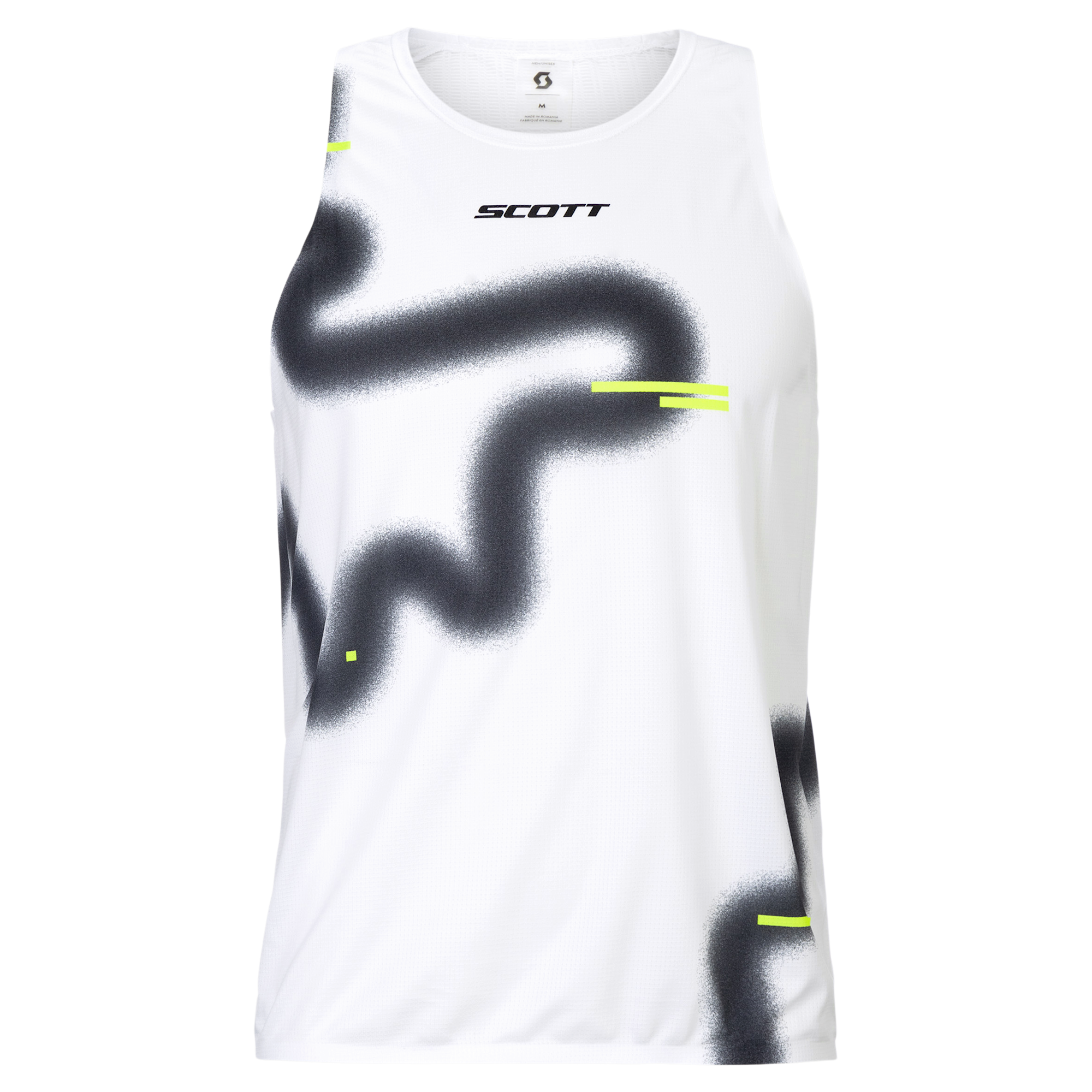 Débardeur homme Scott RC Run blanc/noir