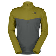 Tee-shirt manches longues Homme Pull-over Defined Light vert kaki - Clubinsport