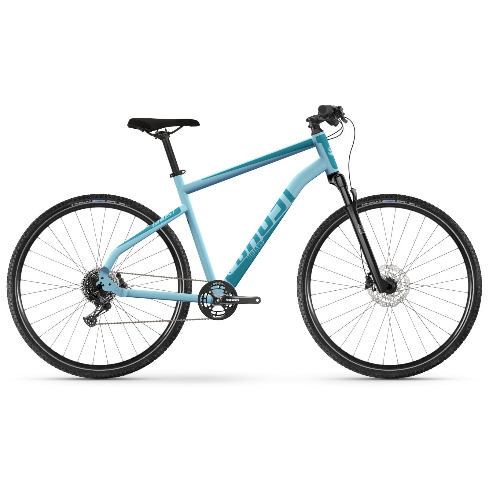 VTT Semi-rigide tout-terrain VTT Ghost Cross SQUARE CROSS Essential bleu - Clubinsport
