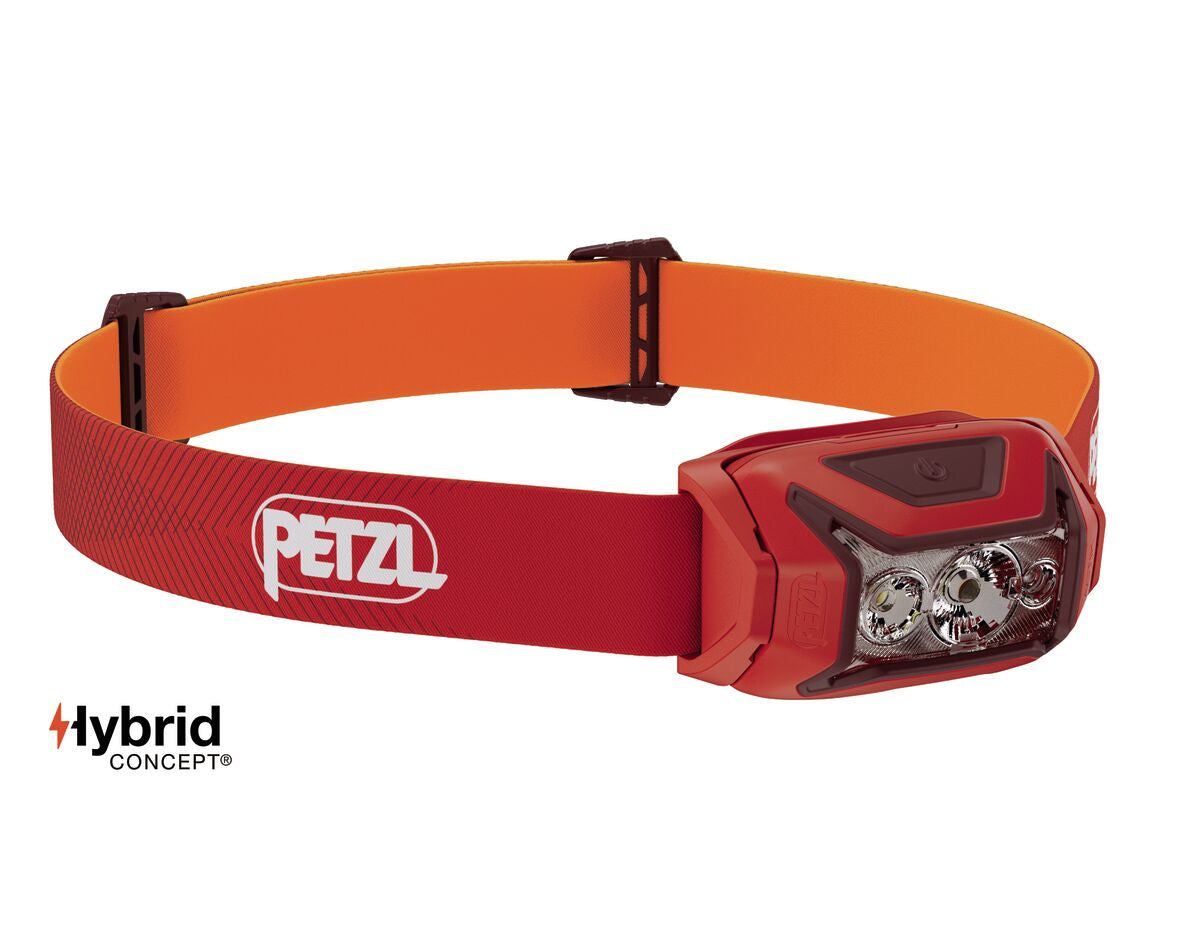 Lampe frontale Petzl Actik 350 lumens rouge