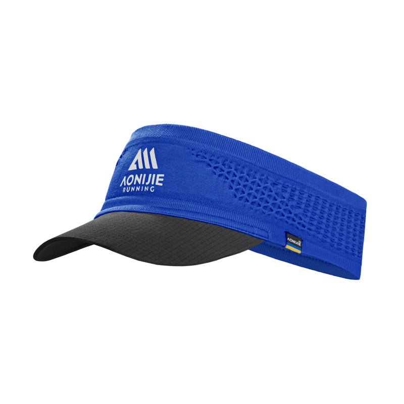 Visiere Aonijie Ultralight bleu foncé visiere noire