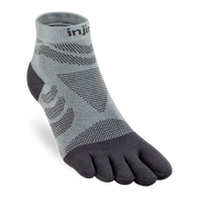 Chaussettes Injinji UltraRun Femme midtweight mini-crew Gris