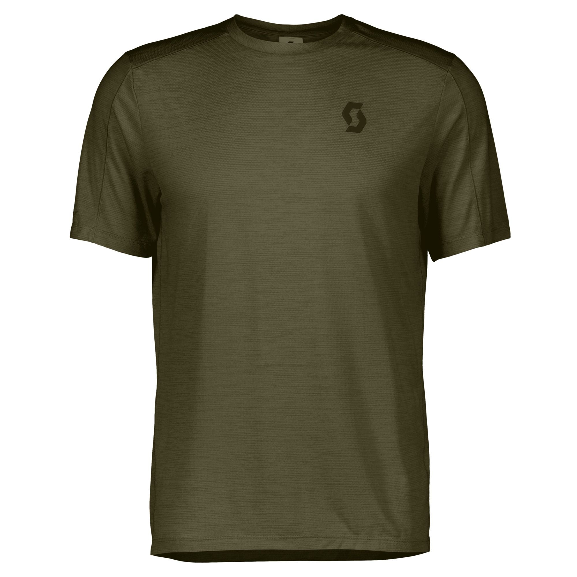 Tee-shirt manches courtes Homme Scott endurance LT kaki - Clubinsport