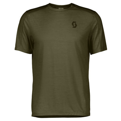 Tee-shirt manches courtes Homme Scott endurance LT kaki