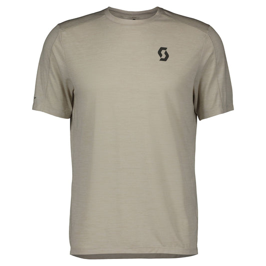 Tee-shirt manches courtes Homme Scott  endurance LT beige - Clubinsport