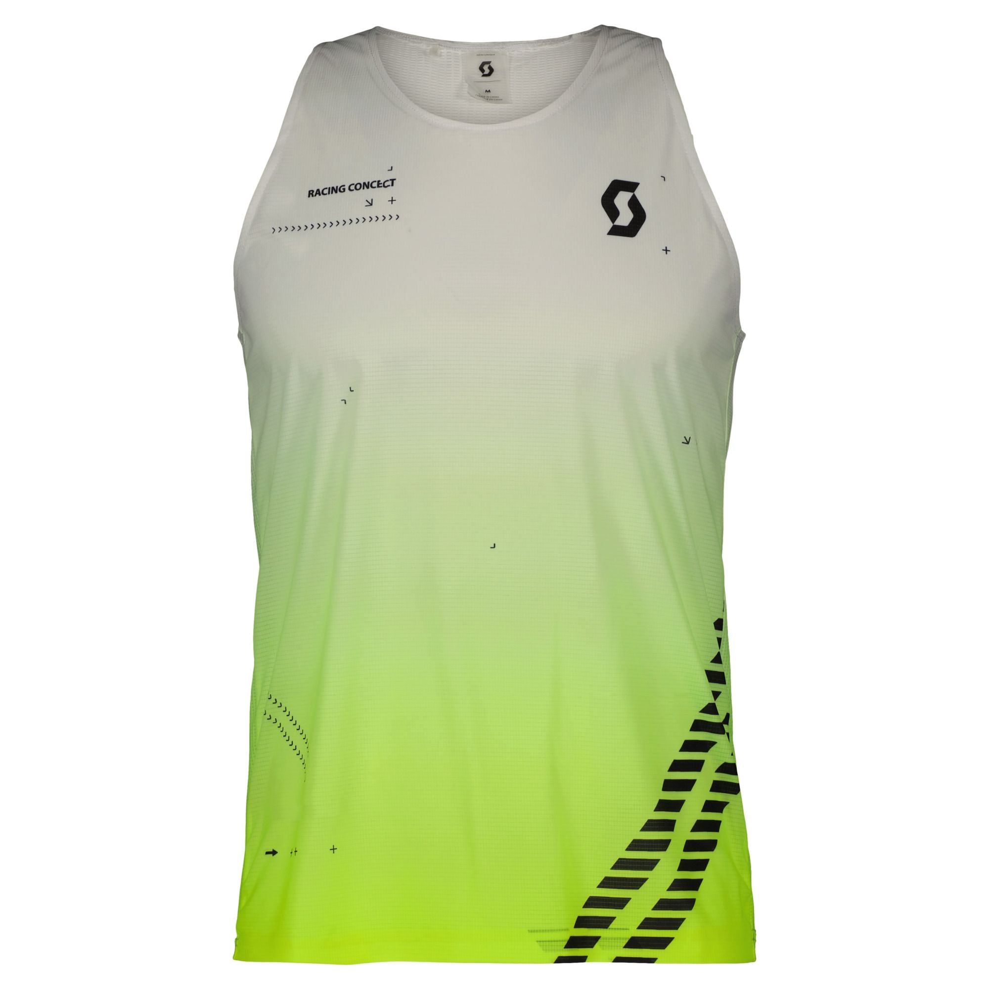 Debardeur Homme SCOTT RC Run jaune/noir - Clubinsport