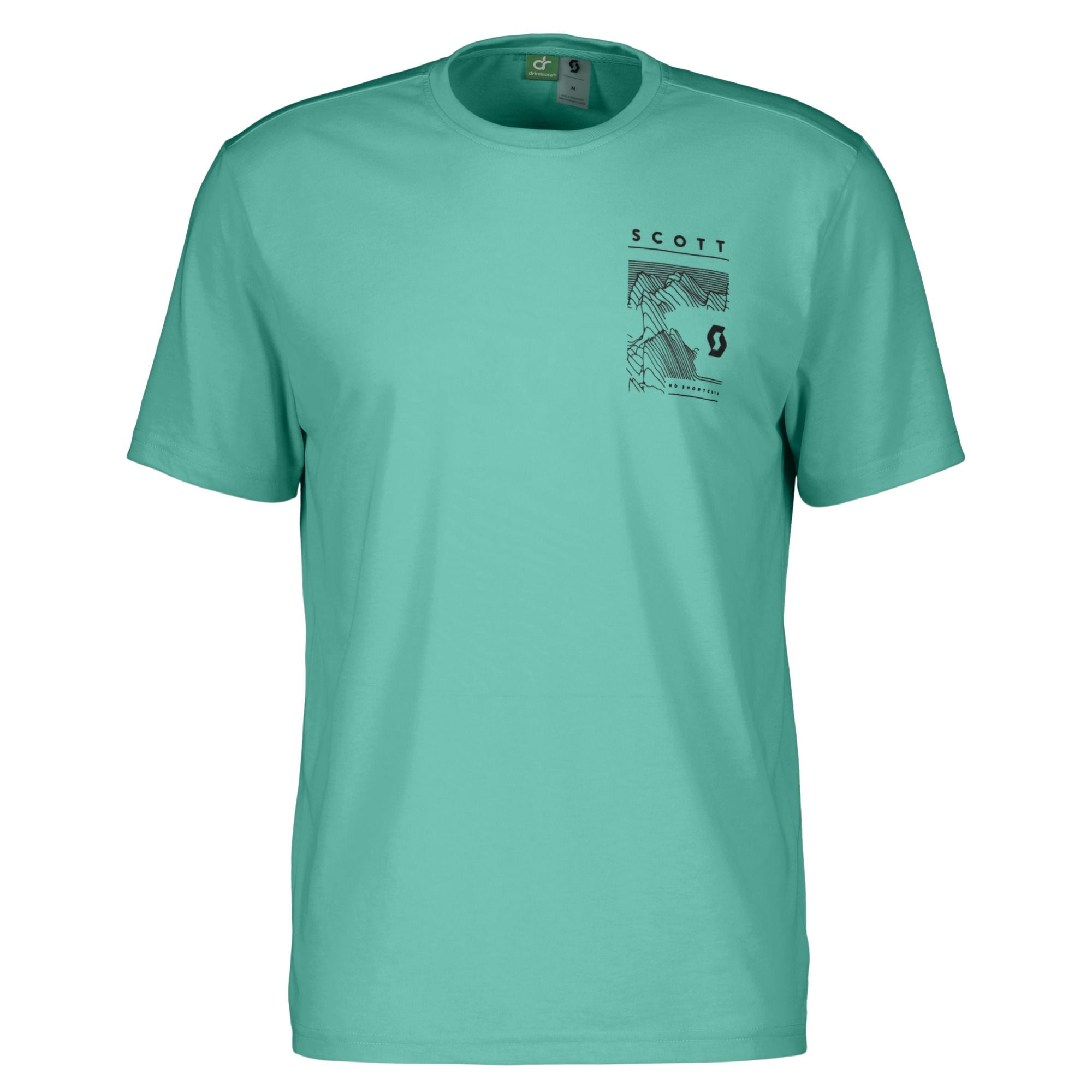 Tee-shirt manches courtes Homme Scott Defined DRI vert