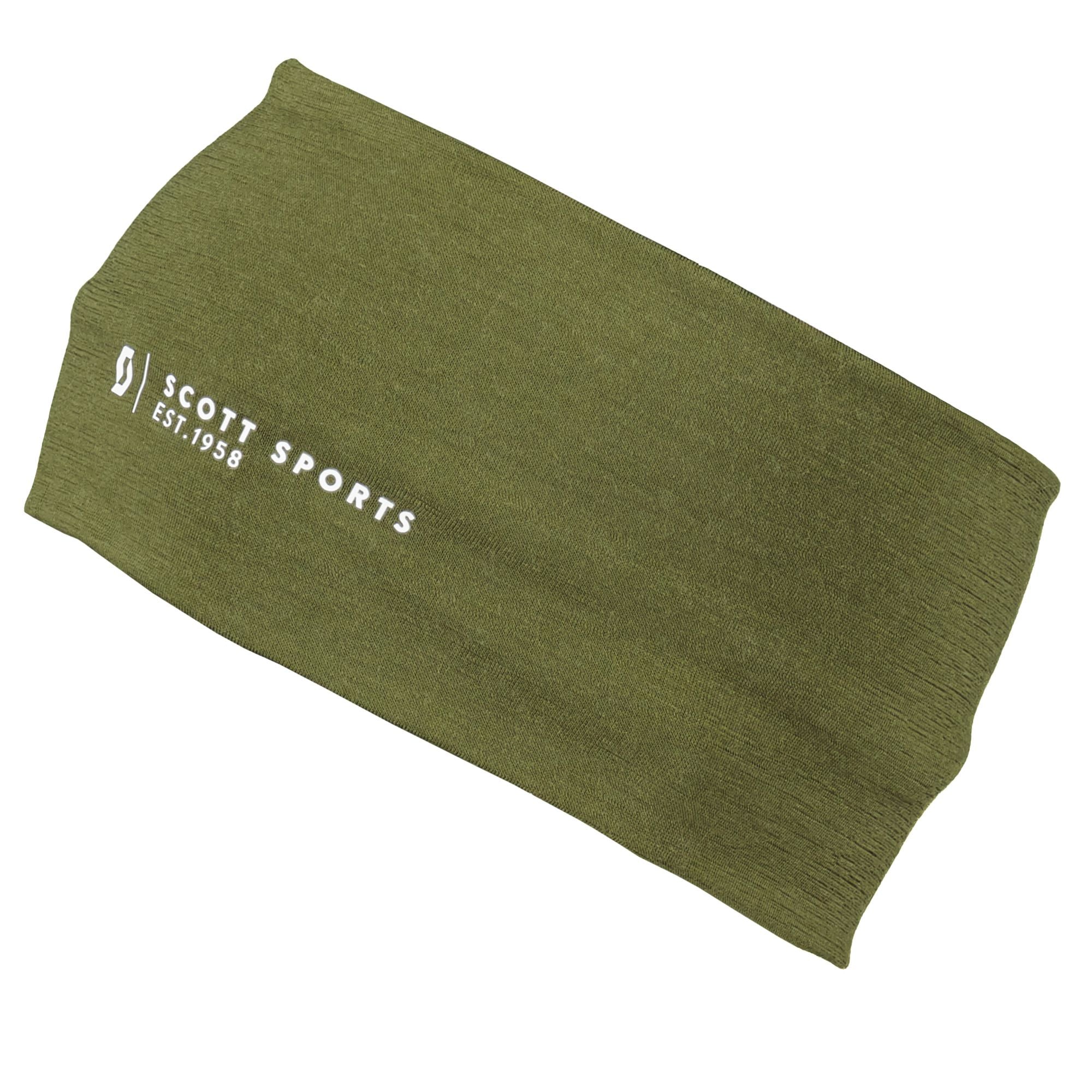 Bandeau de tête léger SCOTT Merino kaki