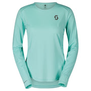 Tee-shirt manches longues femme Scott endurance Tech vert miami