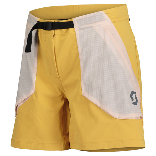 Short de randonnée femme Scott Explorair Escape beige rose