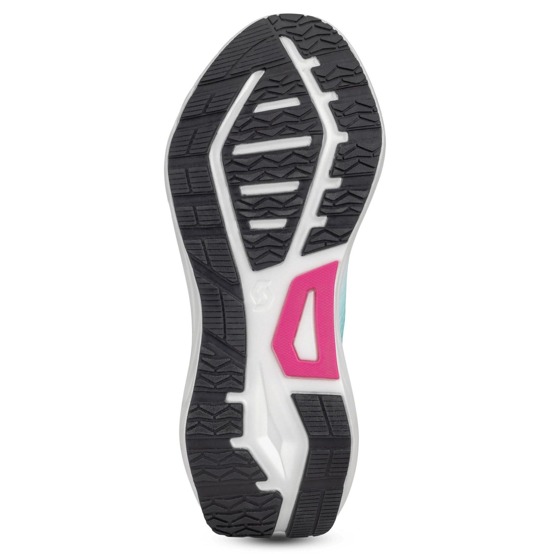 Chaussures de route Scott Pursuit Ride 2 Femme blanc bleu ciel jaune - Clubinsport