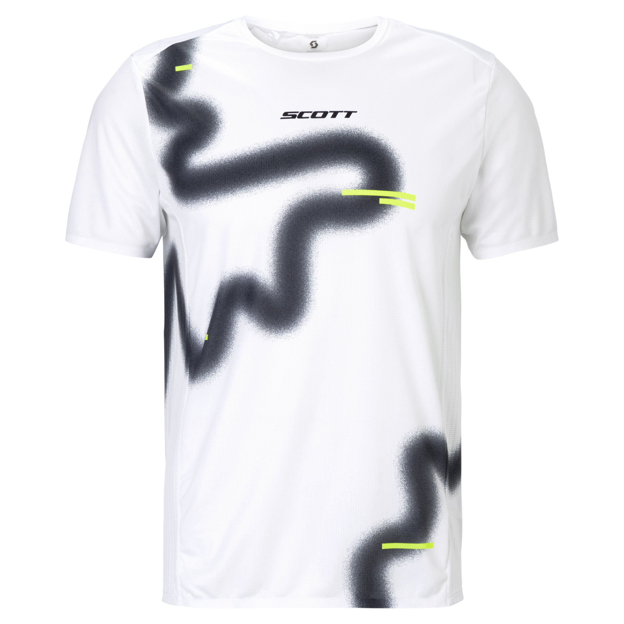 Tee-shirt manches courtes Homme Scott RC Run Blanc noir 2026