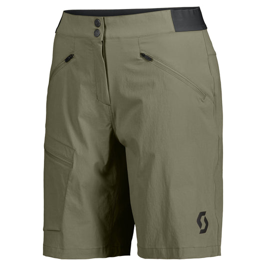Short de randonnée femme Scott Explorair light kaki
