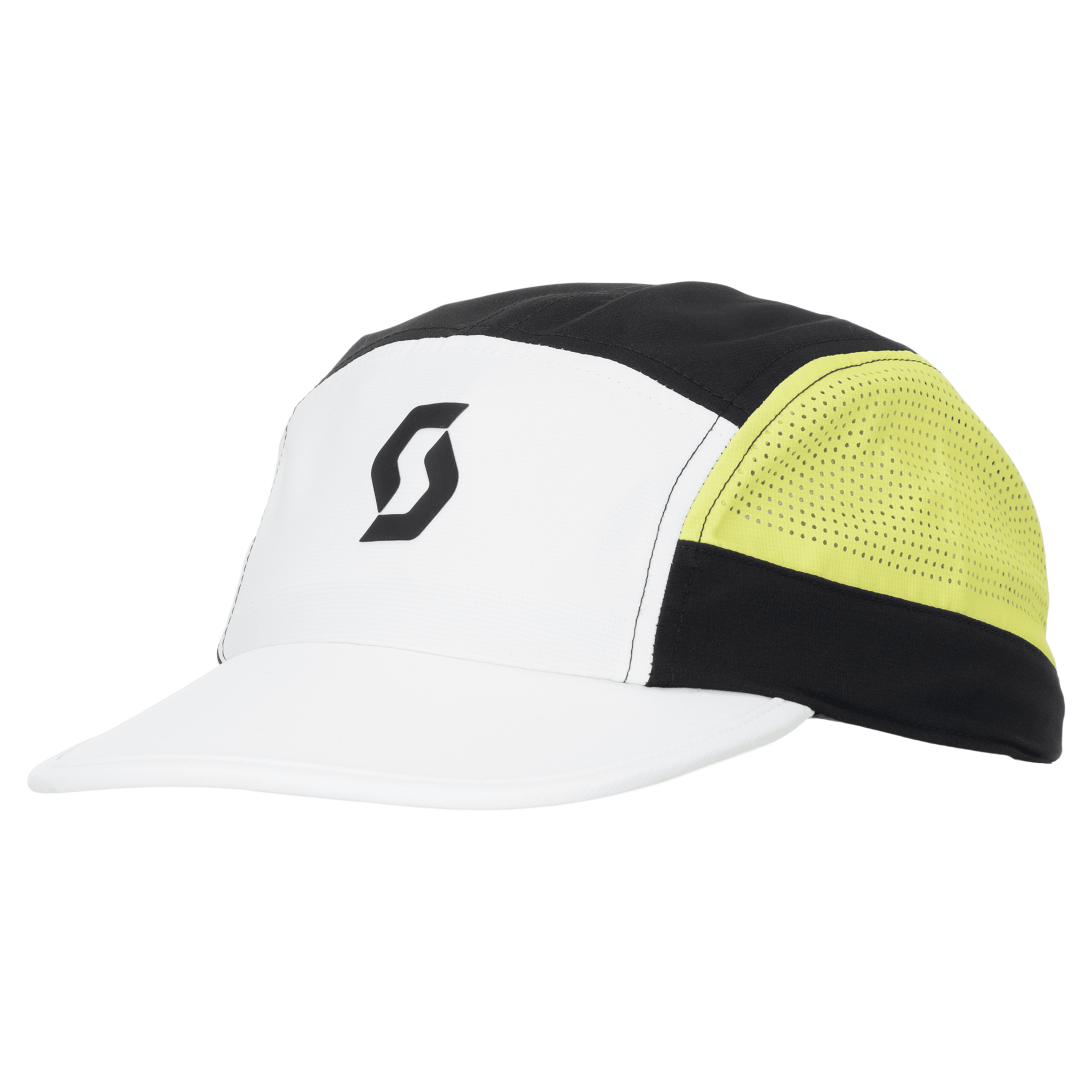 Casquette Scott 5 panneaux Endurance blanc noir jaune