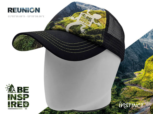 Casquette Trucker Instinct Reunion noir - Clubinsport