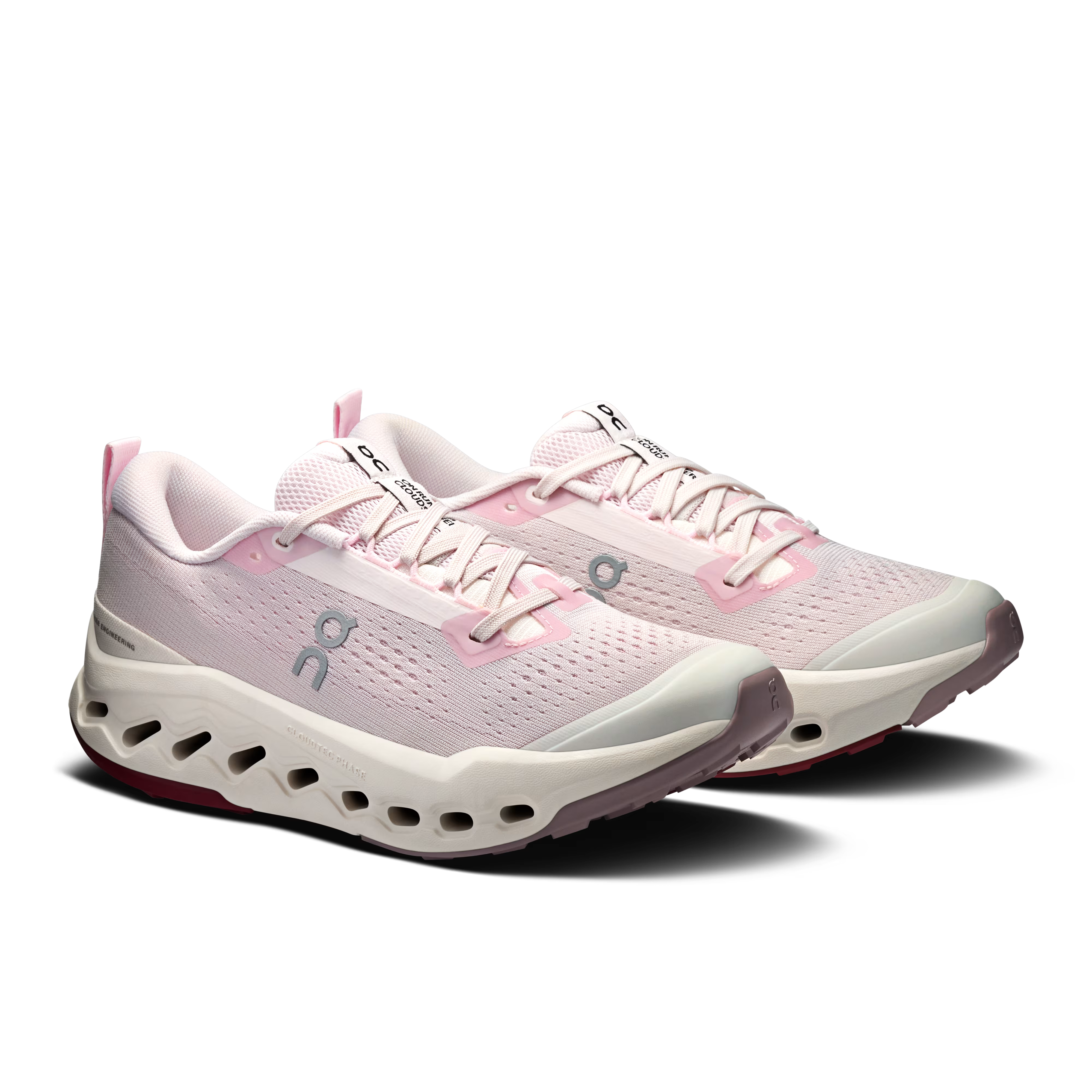 Chaussures de Route et chemin femme Cloudsurfer Trail 2  ON Running rose