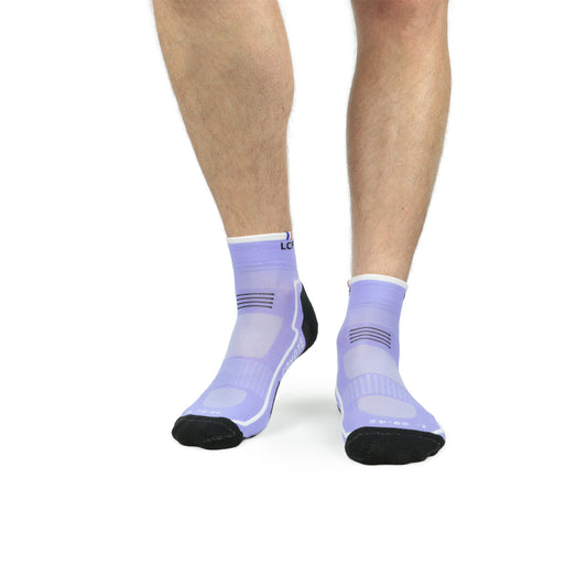 La Chaussette de France Running modele Coyote MID lila - Clubinsport