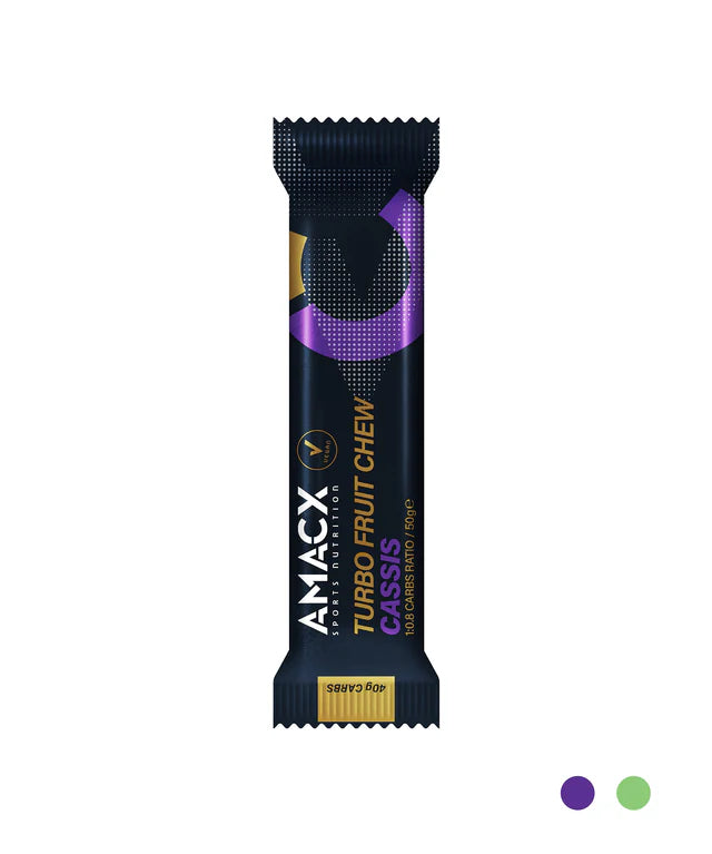 Gomme energetique Amacx Turbo Fruit Chew Cassis