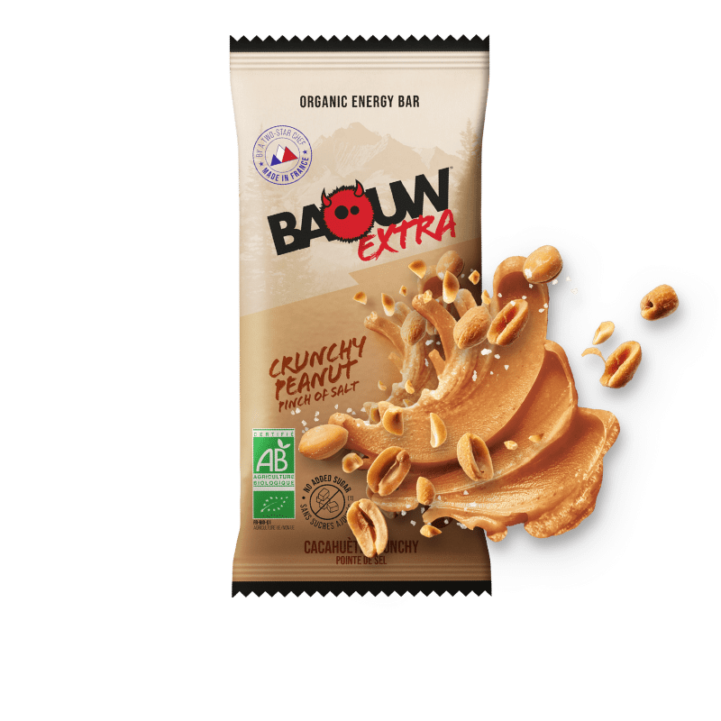 Barre énergétique Baouw Extra CACAHUETES CRUNCHY