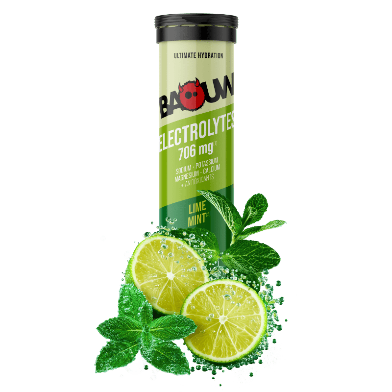 Electrolytes pastilles Baouw  Citron menthe - Clubinsport