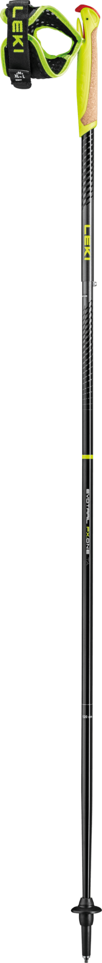 Bâtons de trail Leki EvoTrail FX One TA Noir/Jaune - Clubinsport