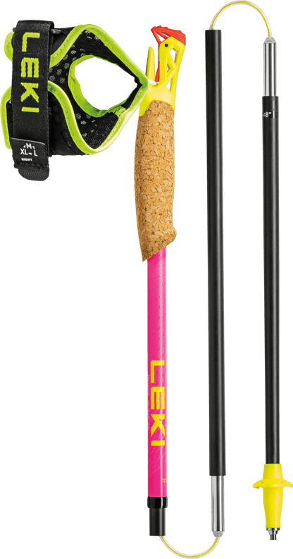 Bâtons de trail Leki UltraTrail FX One Superlite rose - Clubinsport