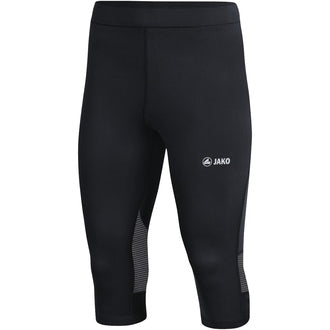 Cuissard 3/4 Jako femme capri Run 2.0 noir