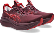 Chaussures de Route femme Asics Gel-Nimbus 28 rouge cerise