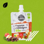Compote energetique 4ultra Pommes chataigne sucrée