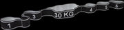 Bandes élastiques tissées de force 30 kg - Clubinsport