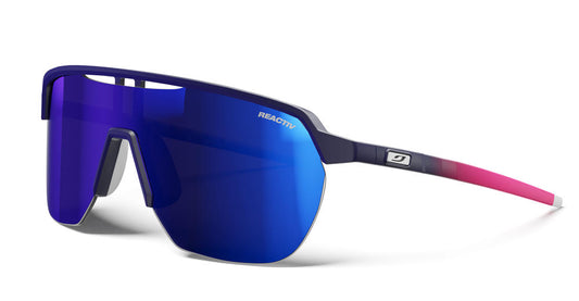 Lunettes Julbo frequency Monture : MAT - Violet / Rose Verres : REACTIV 1-3 High Contrast