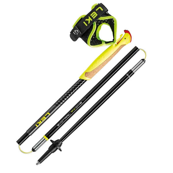 Bâtons de trail Leki Aluminium EvoTrail FX One TA Noir/Jaune