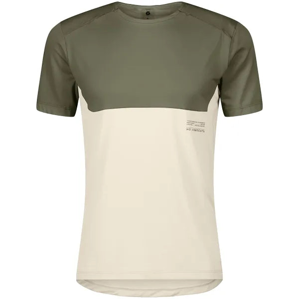 Tee-shirt manches courtes Homme  endurance Tech SS vert beige