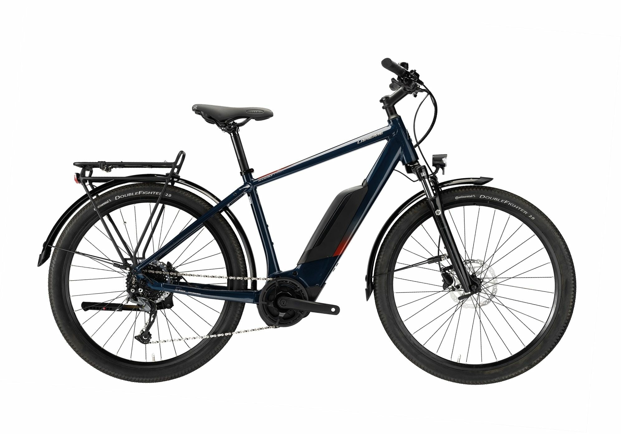 Vélo Electrique VTC Vae Lapierre Overvolt homme trekking 6.4 Bleu - Clubinsport