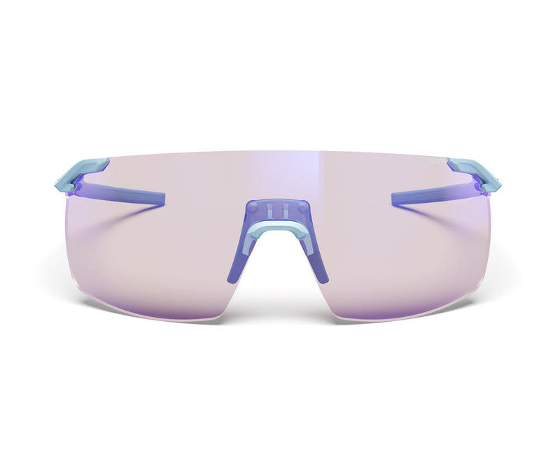 Lunettes Julbo Faster M Mat bleu clair Verres : REACTIV 1-3 Light Amplifier
