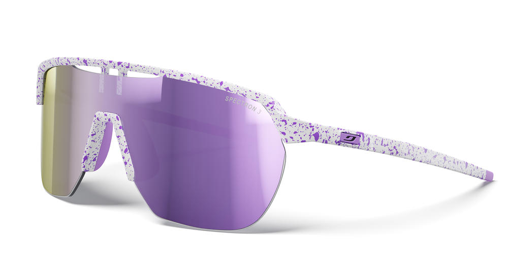 Lunettes Julbo Frequency Spectron MAT - Blanc / Violet Noir Verres : Spectron HD 3