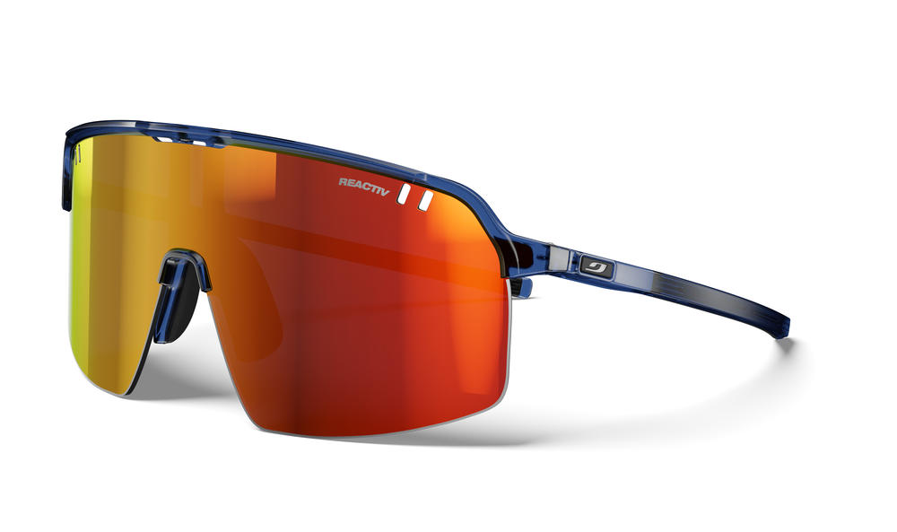 Lunettes Julbo Intensity TRANSLUCIDE BRILLANT - Bleu / Noir REACTIV 1-3 Light Amplifier