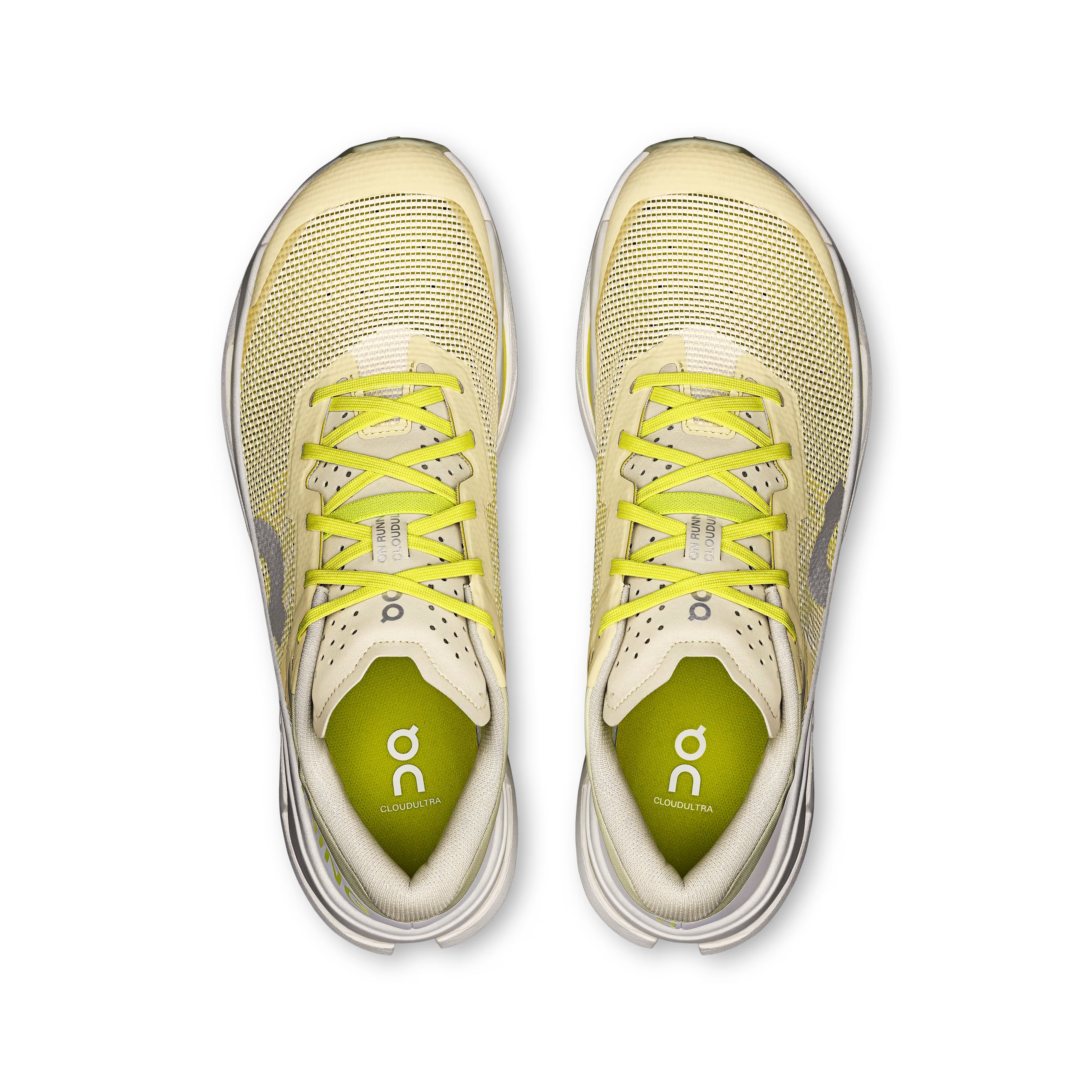Chaussures de Trail homme On Running CloudUltra 3 Jaune/ Blanc