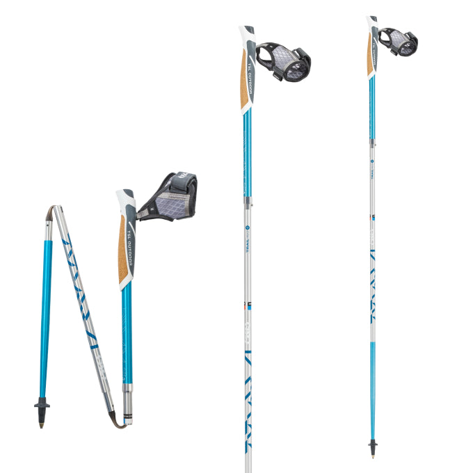 Bâtons de Trail TSL ALU 4 AZUR