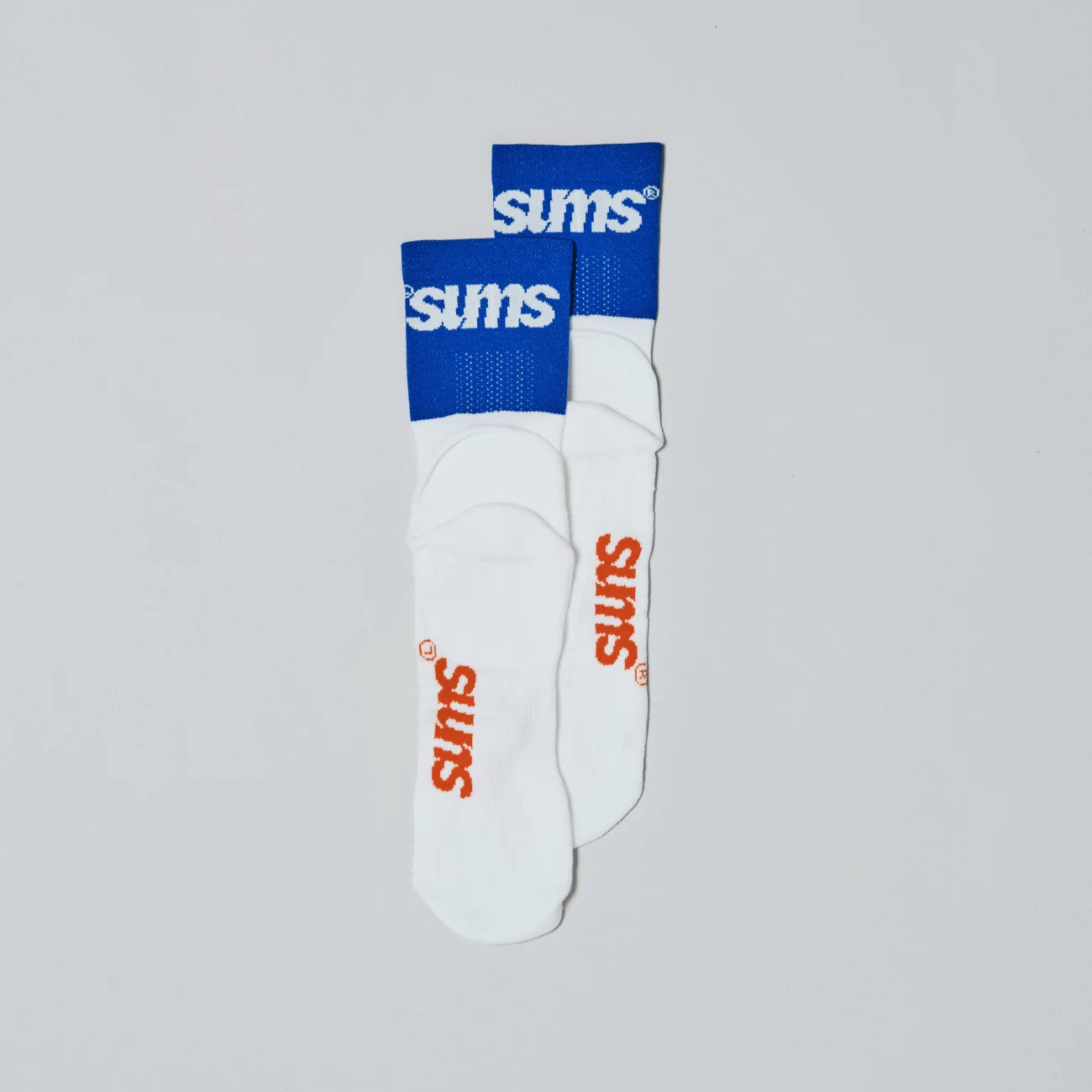 Chaussettes de trail-running all seasons Sums Bleu / Blanc