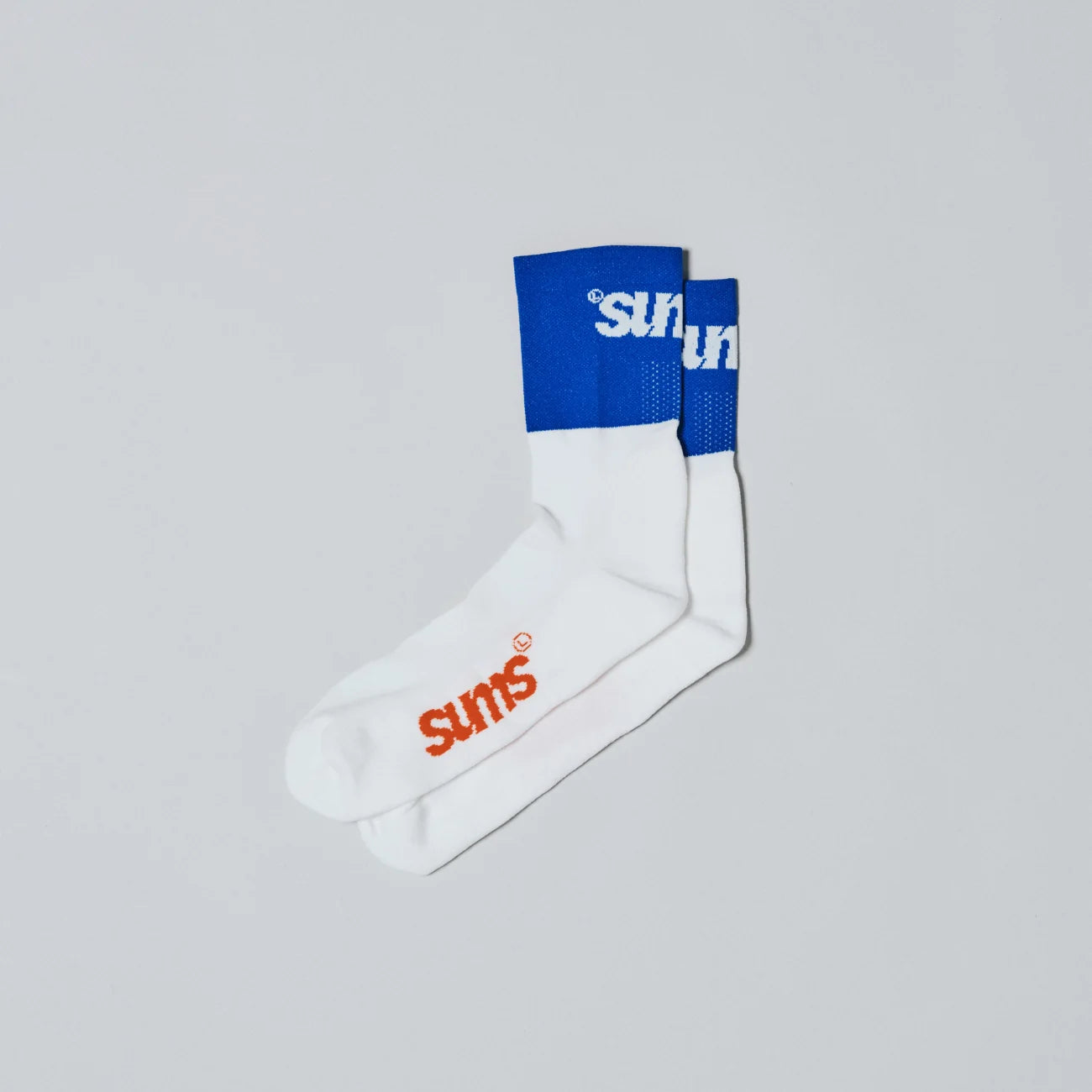 Chaussettes de trail-running all seasons Sums Bleu / Blanc